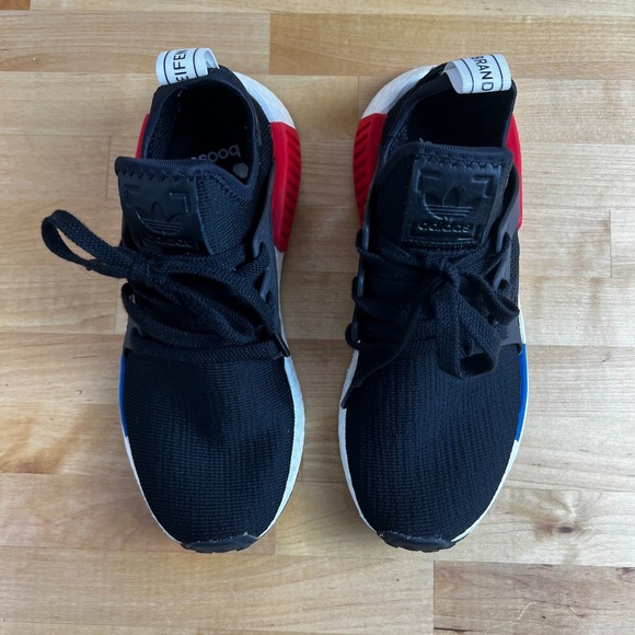 Adidas NMD XR1 OG Boost Black Mens Sneakers Shoes BY1909 Size 6 - Picture 2 of 10